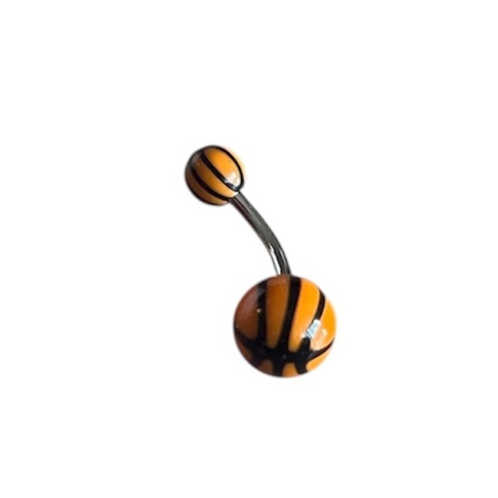 Basketball Belly Button Ring 🏀🧡🔥